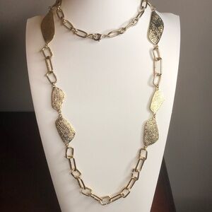 Gold Tone Chain Necklace